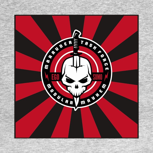 Marauder Task Force Logo Red Starburst by Marauder "Gun-Runners" 